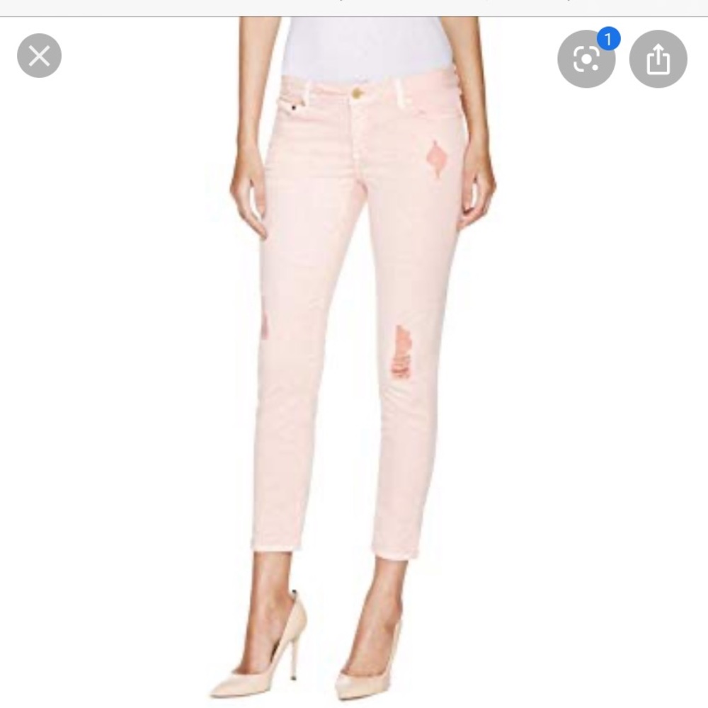 Michael Kors Ankle cropped skinny pink EUC 0